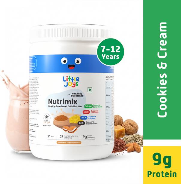 Little Joys Nutrimix for Kids 7-12 years | Cookies & Cream | Overall Development & Immunity