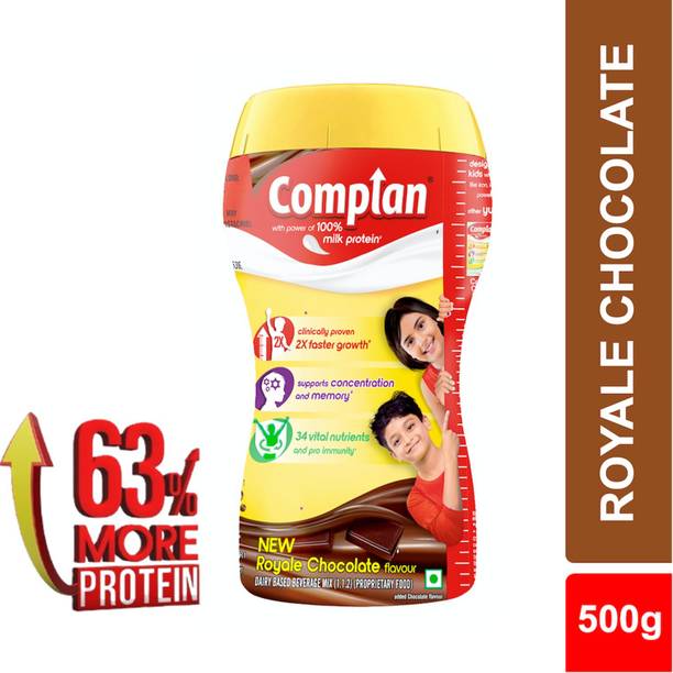 COMPLAN Nutrition Drink Powder for Children, Royale Chocolate Flavour, Jar