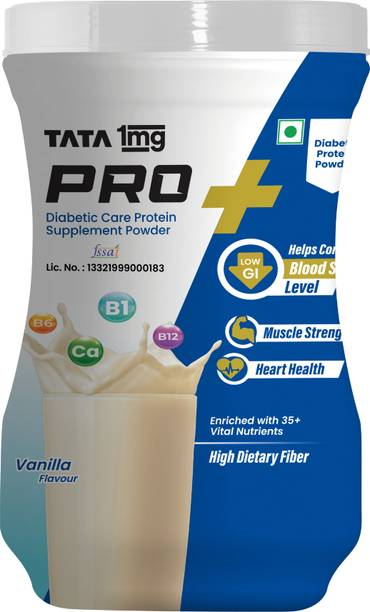 TATA 1mg Protein+ Diabetic Care Powder for Blood Sugar Management, Weight & Strength