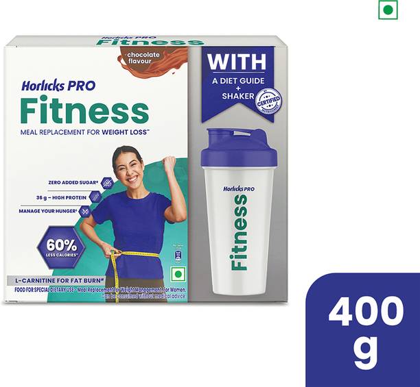 Horlicks PRO Fitness Chocolate, Meal Replacement for Weight Loss