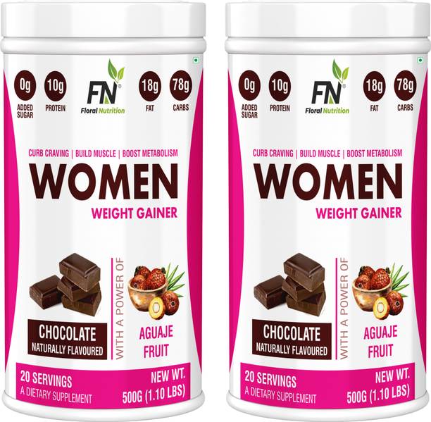 Floral Nutrition Women Super with Vitamins & Minerals Protein Shake Weight Gainers/Mass Gainers
