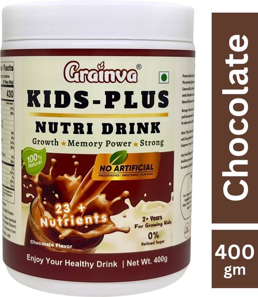 grainva Kids Plus Nutrition Drink Powder for Growth, Brain Development & Immunity