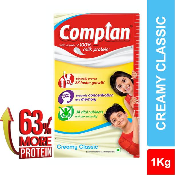 COMPLAN Nutrition Powder Drink for the Children, Creamy Classic Flavour, Carton
