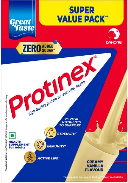 Protinex Creamy Vanilla Flavor,With 25 Vital Nutrients To Support Strength