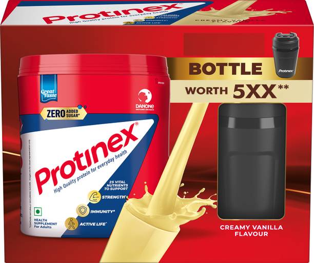 Protinex Creamy Vanilla- Nutrition Drink Powder with Protein for Strength, Energy Protein