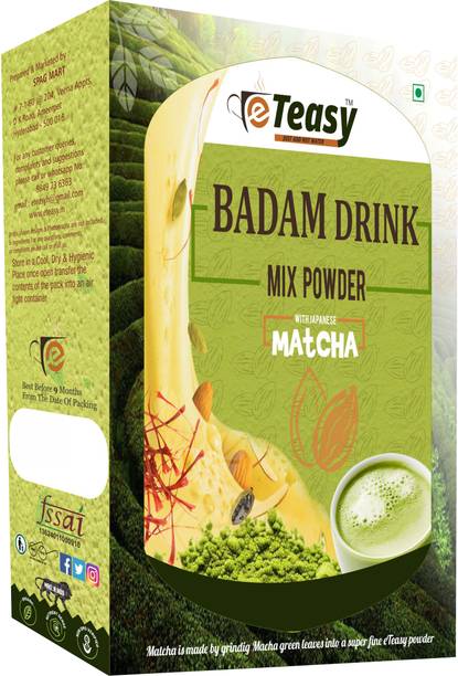 Spag HERBALS Matcha BADAM Milk Honey drink kesar Saffron (Just Add Hot Water NO MILK)
