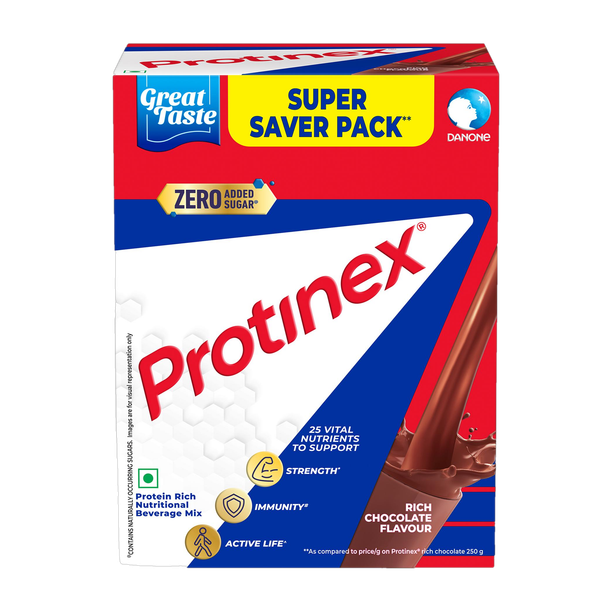 Protinex Rich Chocolate - Nutrition Drink Powder with Protein for Strength & Energy