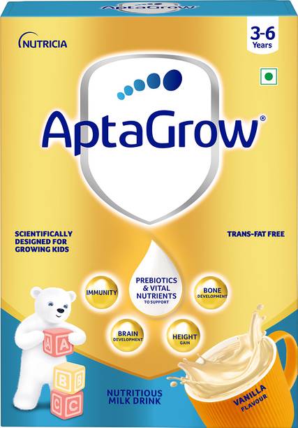 AptaGrow Nutritious & Tasty Milk Drink Powder for Kids Vanilla