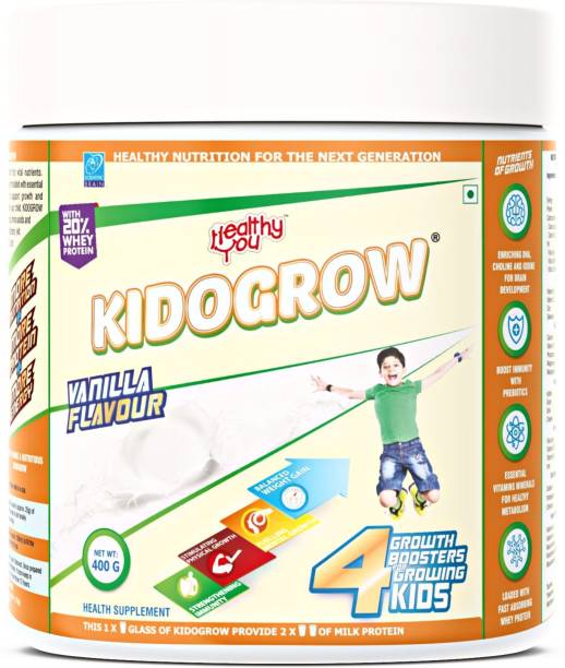 HEALTHY YOU Kidogrow |Kids Protein Supplement| Boosts Immunity| Vanilla
