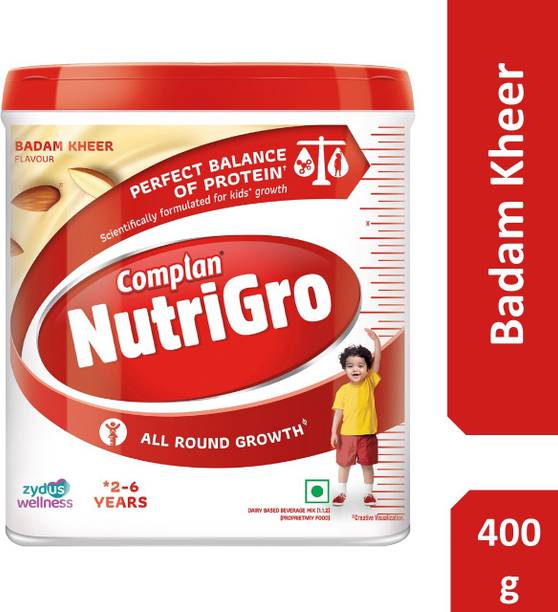 COMPLAN NutriGro Nutritional Drink powder for 2 to 6 Years, Badam Kheer Flavour Jar