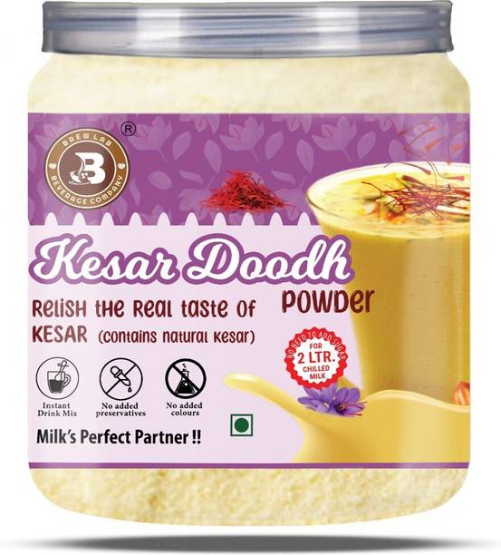 Brew Lab Healthy & Tasty Kesar Doodh Powder | Purity Of Real Saffron | Immunity Booster