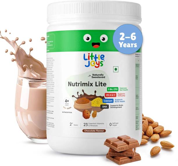 Little Joys Nutrimix Lite for Kids 2-6 year, Improves Gut Health, Chocolate Flavour