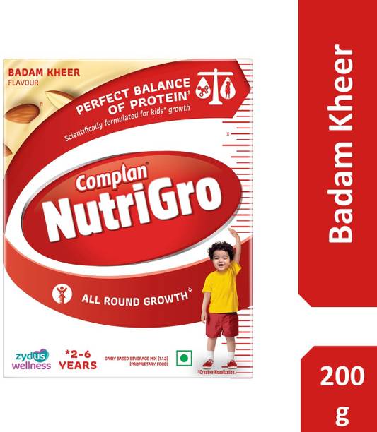 COMPLAN NutriGro Nutritional Drink powder for 2 to 6 Years, Badam Kheer Flavour Refill