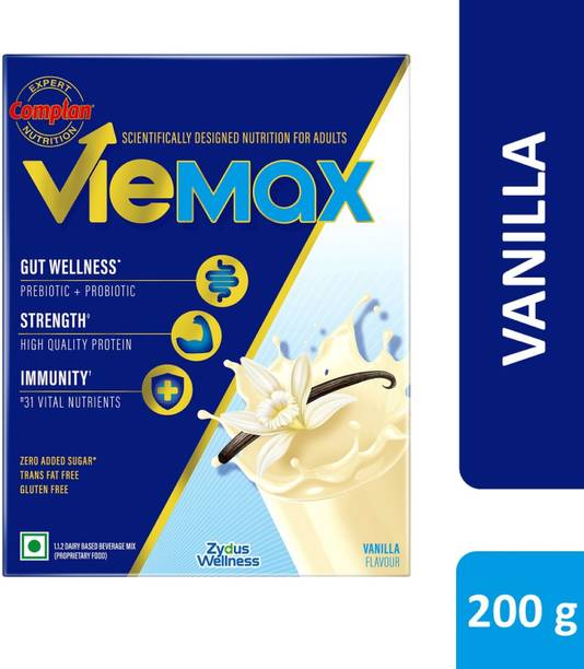 COMPLAN Viemax For Strength, Gut Wellness, Immunity In Adults (Vanilla, Pack)