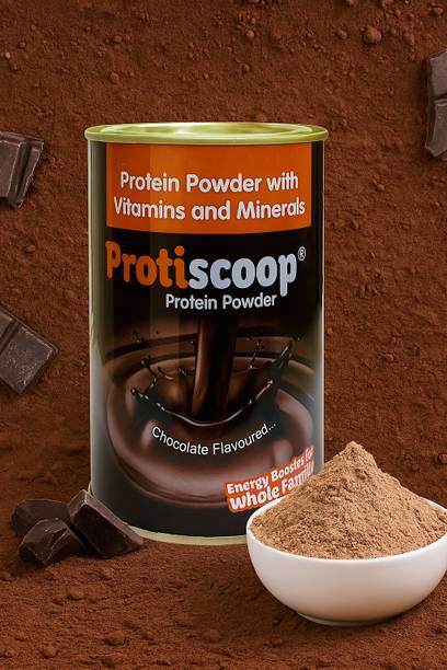 PROTISCOOP PROTEIN POWDER Chocolate Flavour | Pack of 1 Tin
