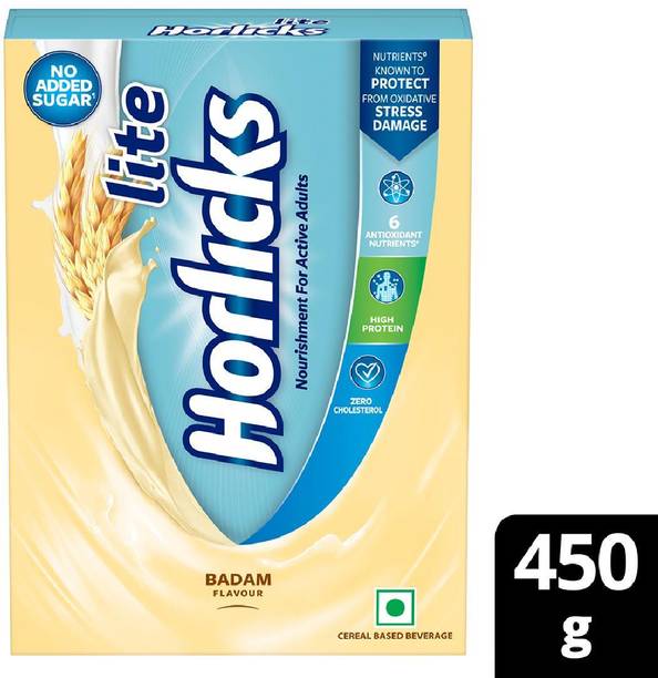Lite Horlicks Adult Nutrition Drink Badam Flavour