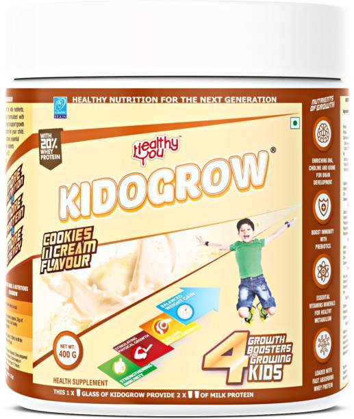 HEALTHY YOU Kidogrow Chocolate Flavored Drink for Kids | Protein Shake for Children
