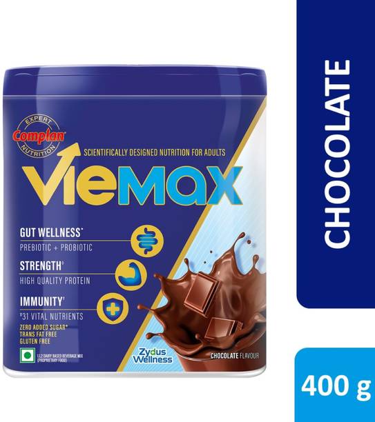 COMPLAN Viemax For Strength, Gut Wellness, Immunity In Adults (Chocolate,Jar)