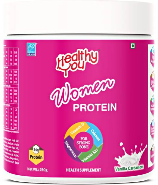 HEALTHY YOU Women Protein | For women above 30s| Calcium,Vitamin| Whey, Soya & Pea protein
