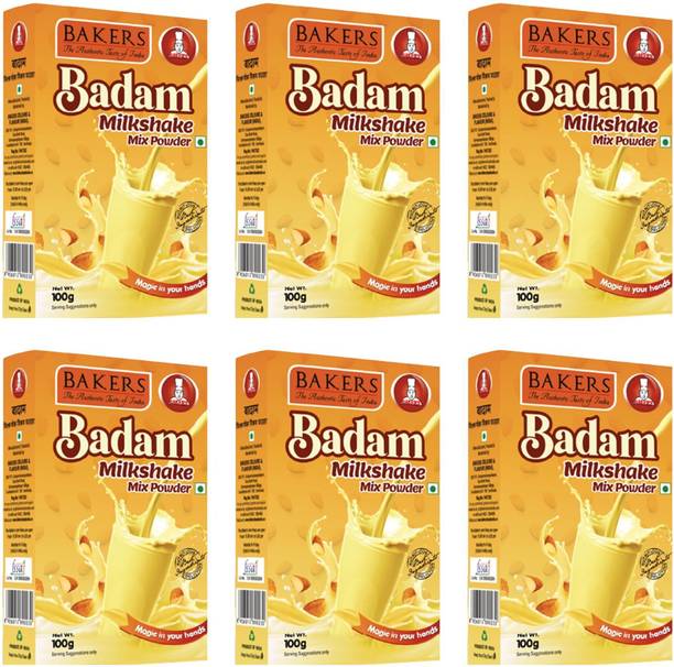 Bakers Milk Shake Mix | Badam Flavour | Creamy Texture | Healthy Drink Mix