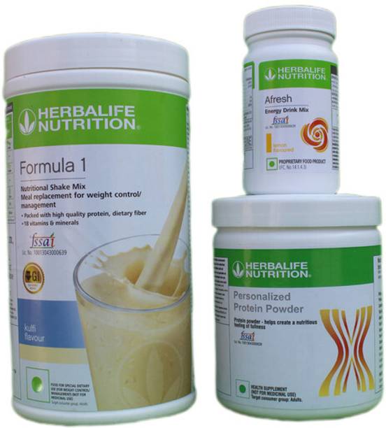 HERBALIFE KULFI SHAKE, PROTEIN 200 AFRESH LEMON