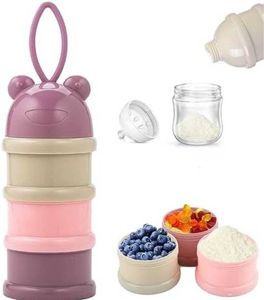 Lixora Eco Friendly BPA-Free 3 Layers Powder Baby Food-Storage Container  - PP