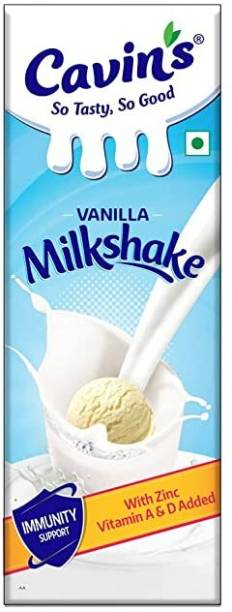 Cavin's Vanilla Milkshake, Enriched with Zinc, Vitamin A & D for Immunity Support