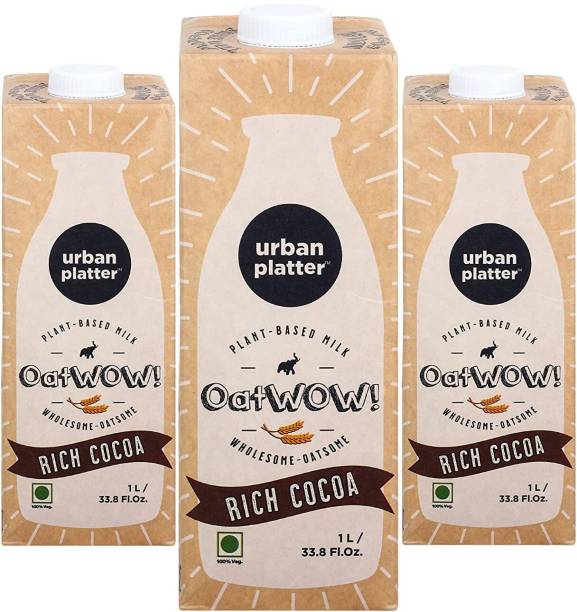 urban platter OatWOW Rich Cocoa, 1L [Pack of 3]
