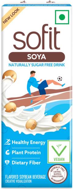 Sofit Soya Naturally Sugarfree Drink - Pack of 8 (200ml each)
