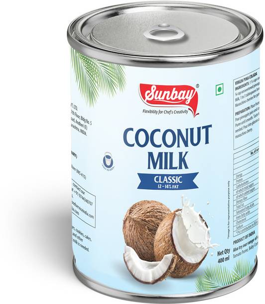 Sunbay Coconut Milk | Rich Texture | Perfect for Curries, Gravies, Shakes & Sweets coconut