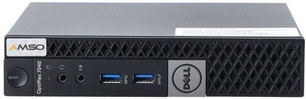 DELL MINI PC 7040 - Windows 11 Pro, Intel Quad ( Core i5-6th Generation) Processor Type, 6500TE, 530 MB Graphics Card, 8 GB DDR-4 RAM | 2600 MHz, 256 GB SATA SSD with 2100 RPM speed up to 20× faster than other compatible SSDs Mini PC