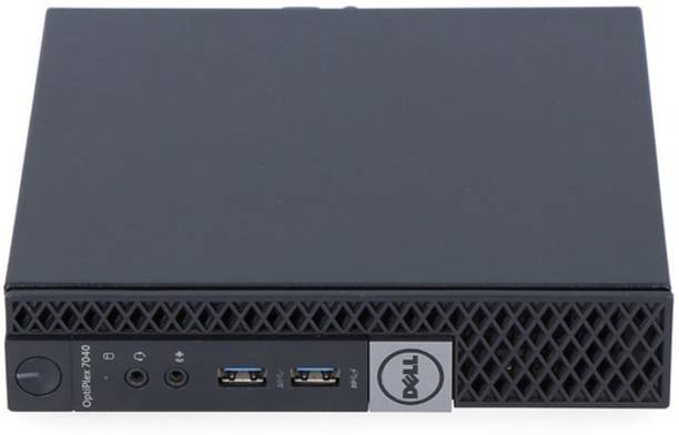 DELL (Refurbished)OptiPlex/wyse 7040 16 GB DDR4, 512 GB SSD Mini PC (Black) - Windows 11 Pro, Intel Quad ( Core i7-6th Generation) Processor Type, 6500TE, 530 MB Graphics Card, 16 GB DDR-4 RAM | 2600 MHz, 512 GB SATA SSD with 2100 RPM speeds up to 20× faster than other compatible SSDs Mini PC