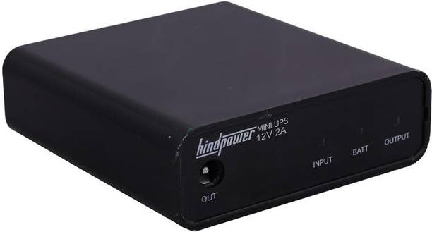 Hindpower Mini UPS Pro Edition – 12V 2A | High-Capacity Battery Power Backup for Router