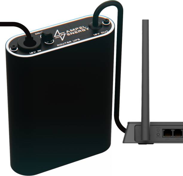 Ampel Energy Mini Wifi UPS for 12 Volt Wifi Router | Backup upto 8 hours Power Backup for Router