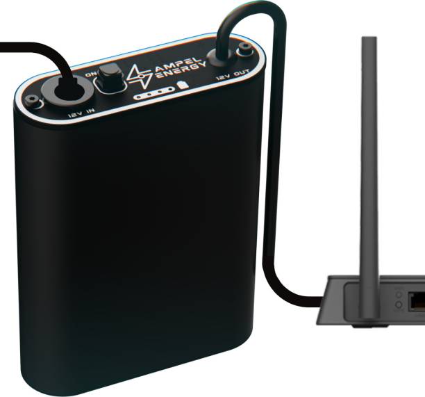 Ampel Energy Mini Wifi UPS for 12 Volt Wifi Router | Backup upto 8 hours Power Backup for Router