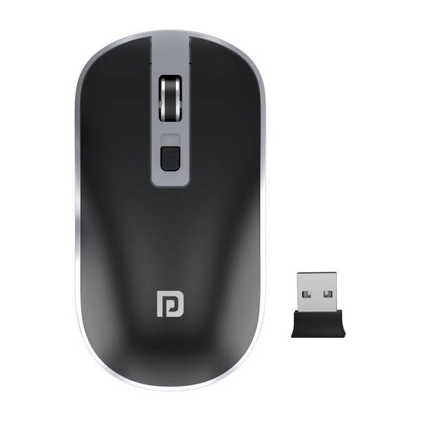 Portronics Toad 14 Ambidextrous Optical Mouse with Upto 1400 DPI, 3 Million Click Button Life, Auto Power Saving, Runs on Single AA Battery