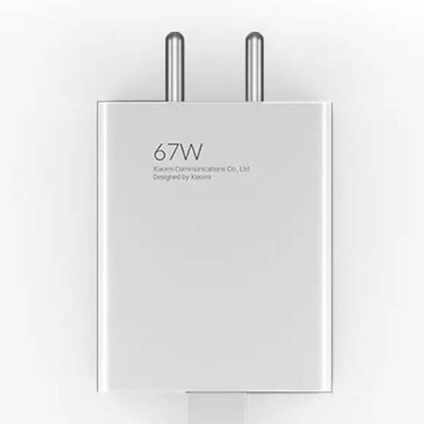 Xiaomi by Mi 67 W SonicCharge 3 A Wall Charger for Mobile with Detachable Cable