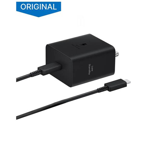Samsung 45 W GaN 3 A Wall Charger for Mobile with Detachable Cable