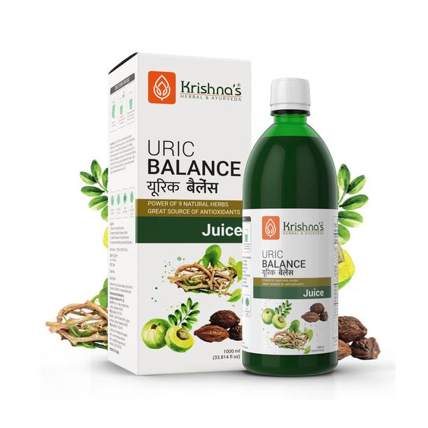 Krishna's Herbal & Ayurveda Uric Balance Juice | Helps in balancing Uric Acid