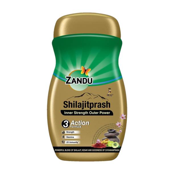 ZANDU Shilajitprash | 3 Action Formula to Boost Strength, Stamina & Immunity