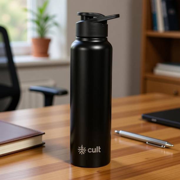 Cult Bottle Diamond Sports cap 1000 ml Steel Bottle