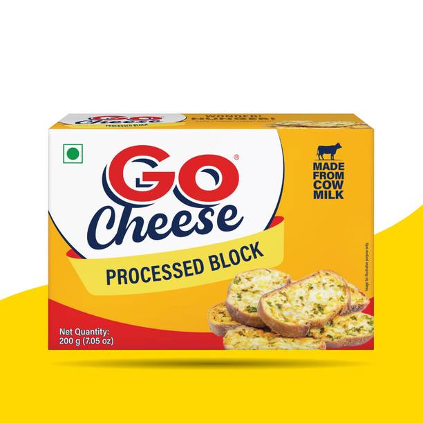 Go Plain Processed Cheese Block