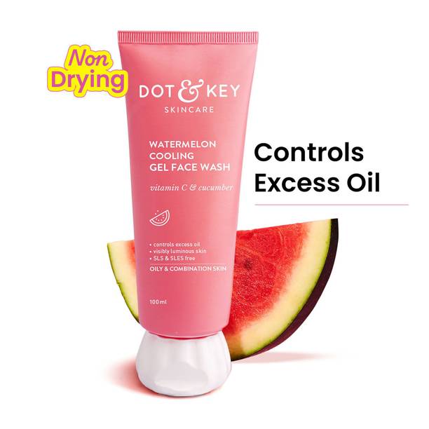Dot & Key Watermelon Super Glow Gel With Vitamin C,For Glowing Skin,Removes Oil&