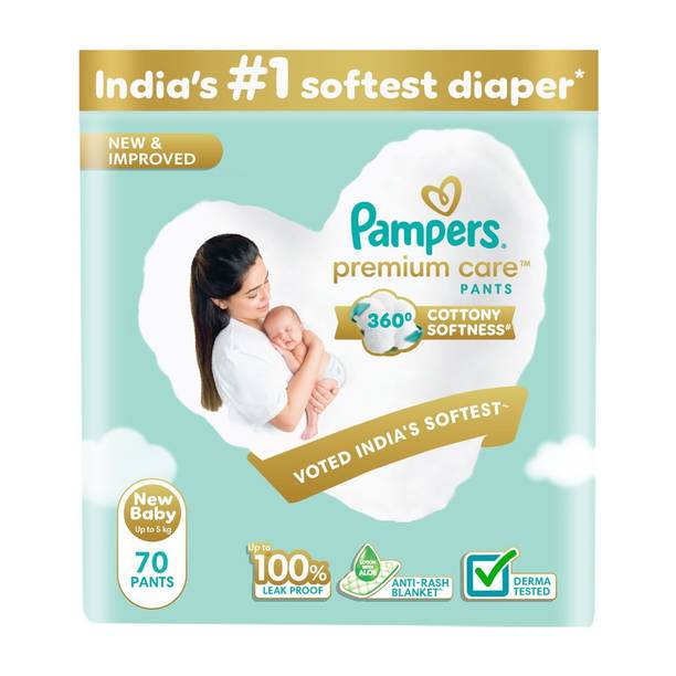 Pampers Premium Care Pant Diapers - New Born