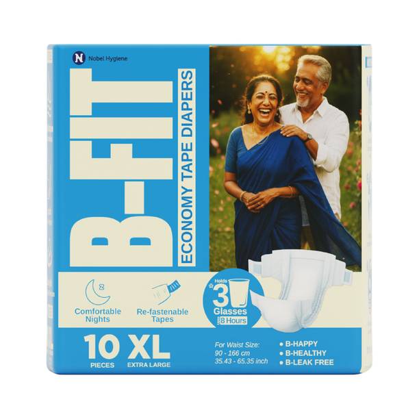 B-FIT Adult Diaper Economy Tape Style Adult Diapers - XL