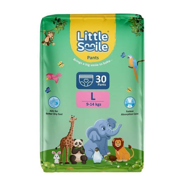 Little Smile Dry Feel Pant Diapers - L