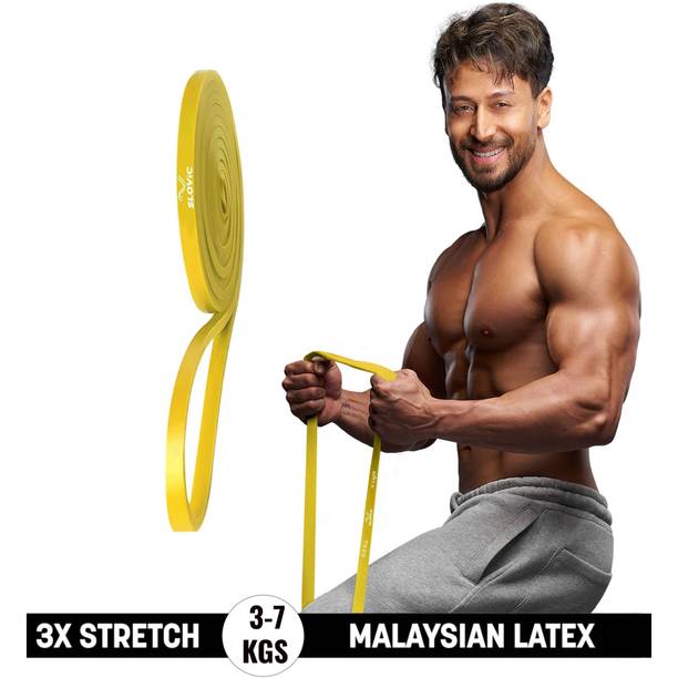 SLOVIC Home & Gym Fitness Band for Workout | Heavy Duty Material | Upto 3-7 KG Resistance Band