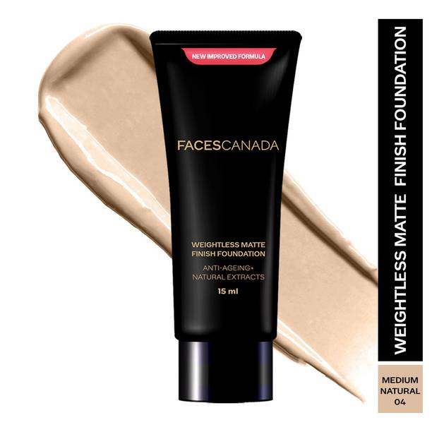 फेसेस कनाडा Finish Foundation | Lightweight | Anti-Ageing | Flawless Finish Foundation
