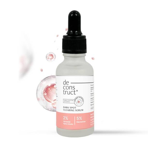 Deconstruct 5% Niacinamide Serum for Oily Skin+2% Alpha Arbutin With Liposomal Technology