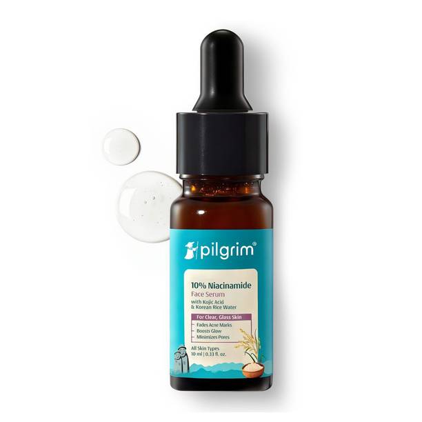 Pilgrim 10% Niacinamide Serum For Pigmentation And Dark Spot | Clear Glass Skin Glow